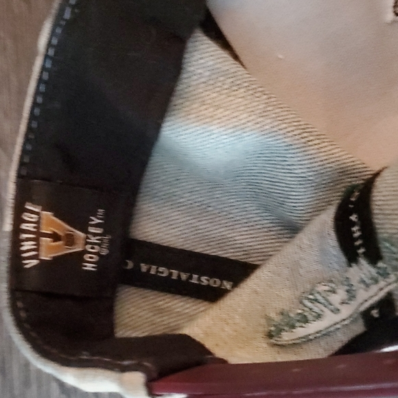 AS-IS Mighty Ducks Anaheim Mitchell Ness Cap Hockey Snap Back Baseball Cap - Picture 6 of 9